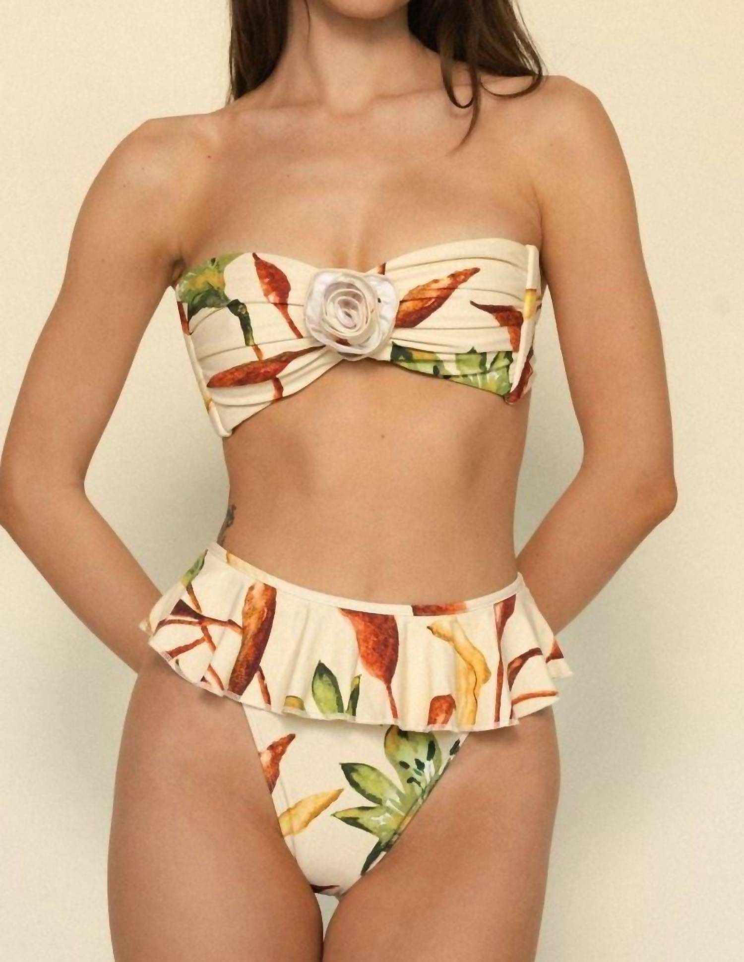 Montce - Rosa Bandeau Bikini Top