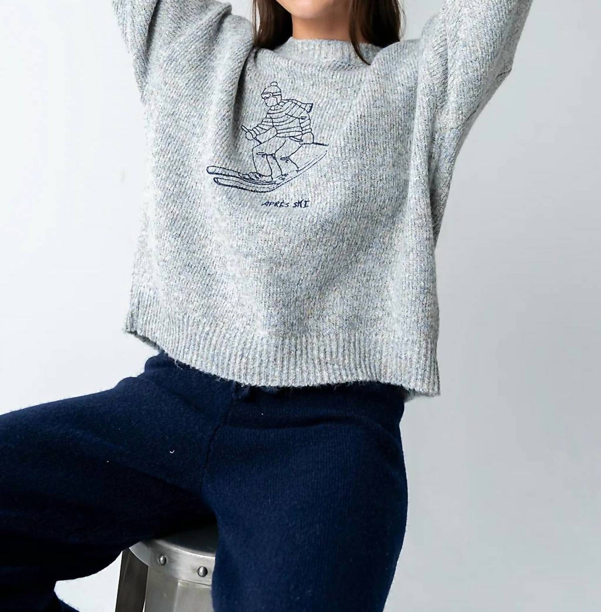 Bailey Rose - APRES SKI EMBROIDERED SWEATER