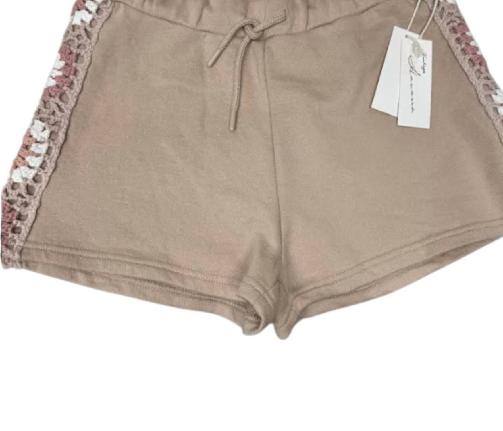 Vintage Havana - Women's French Terry Crochet Shorts