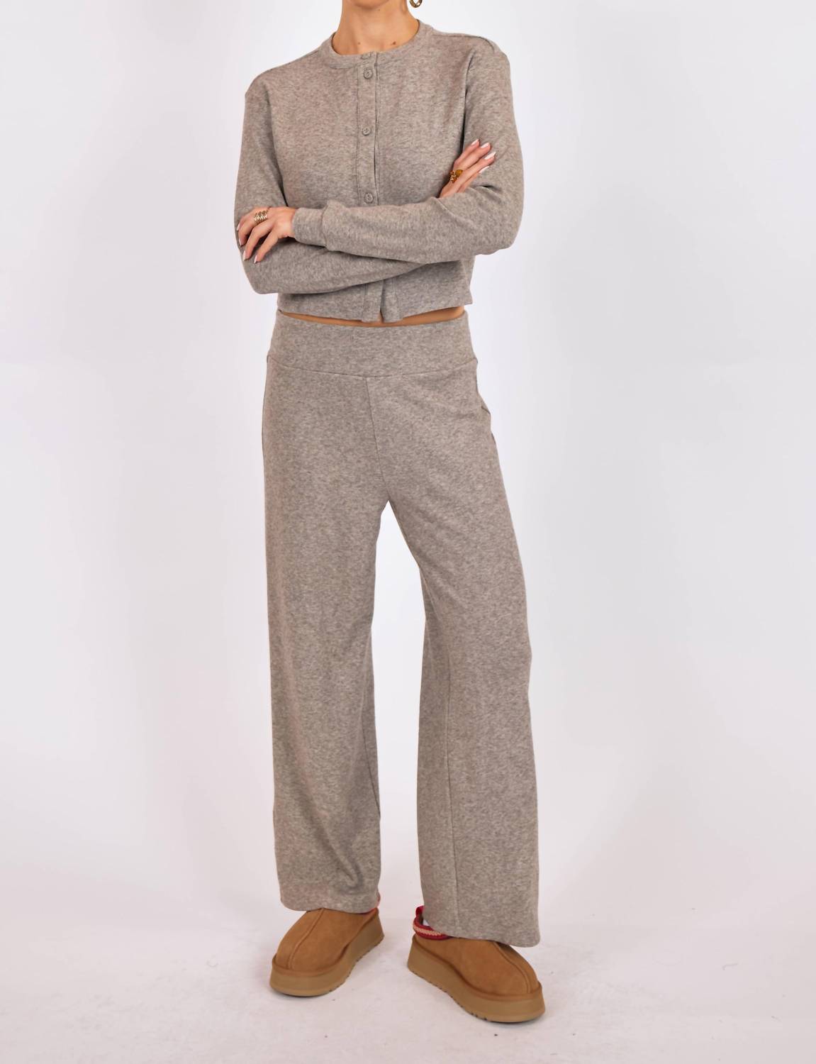 Sage The Label - Lodge Button Front Top
