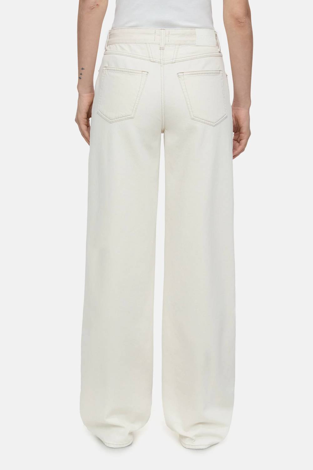 Closed - Nikka Wide Denim Jeans With Contrast Stitch