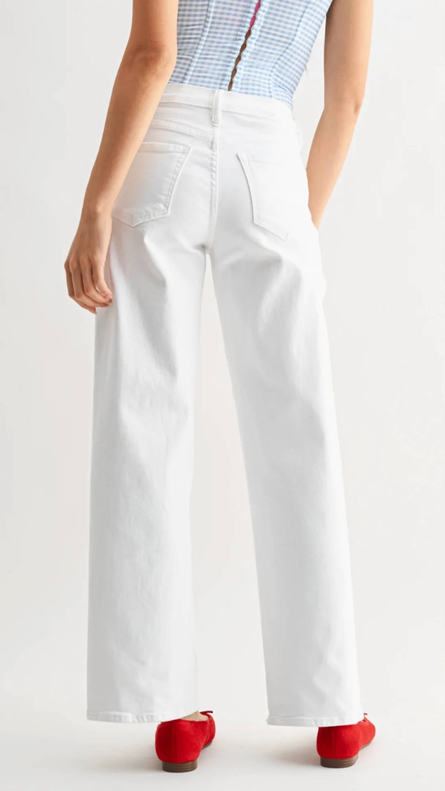 Just Black Denim - Mid-rise Loose Straight Full Length Jeans