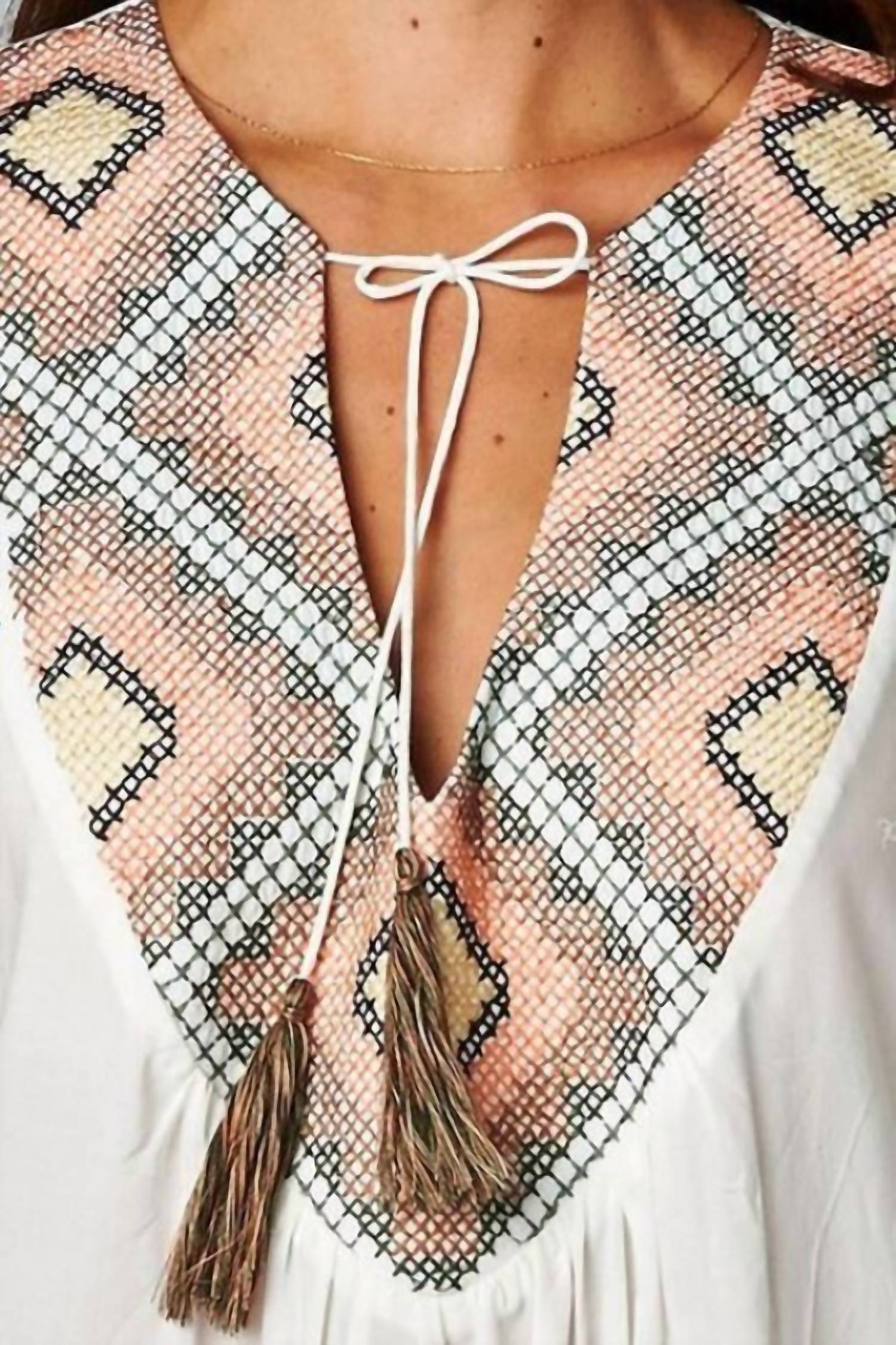 Lovestitch - Embroidered Kaftan Tunic