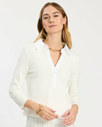 Tyler Boe - Poppy Ribbed Polo Shirt