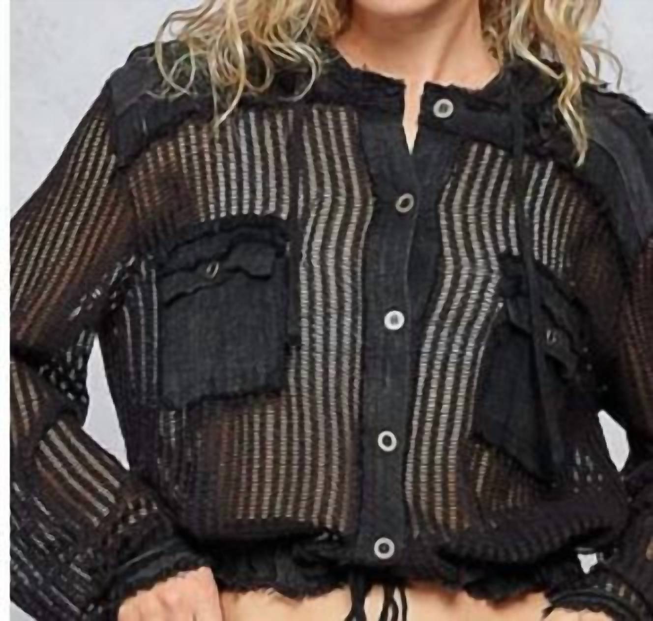 Pol - Our Favorite Open Weave Jacket