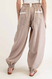 Lovesoft - Linds Homestead Stripe Cargo Jogger Pant