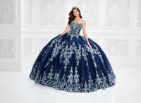 Princesa By Ariana Vara - Strapless Embroidered Ball Gown