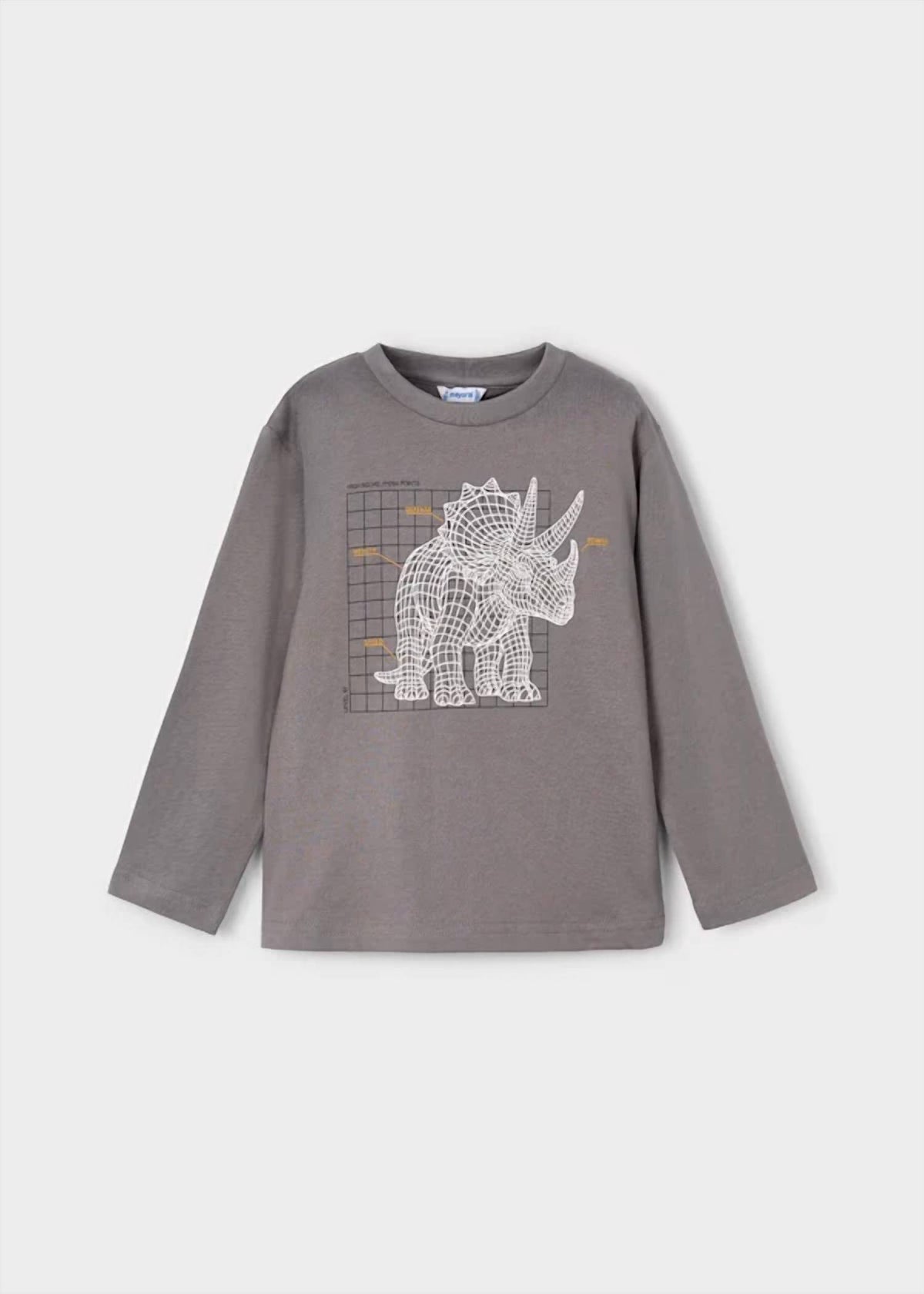Mayoral - Boys Glow-in-the-dark Dino Long Sleeve Tee