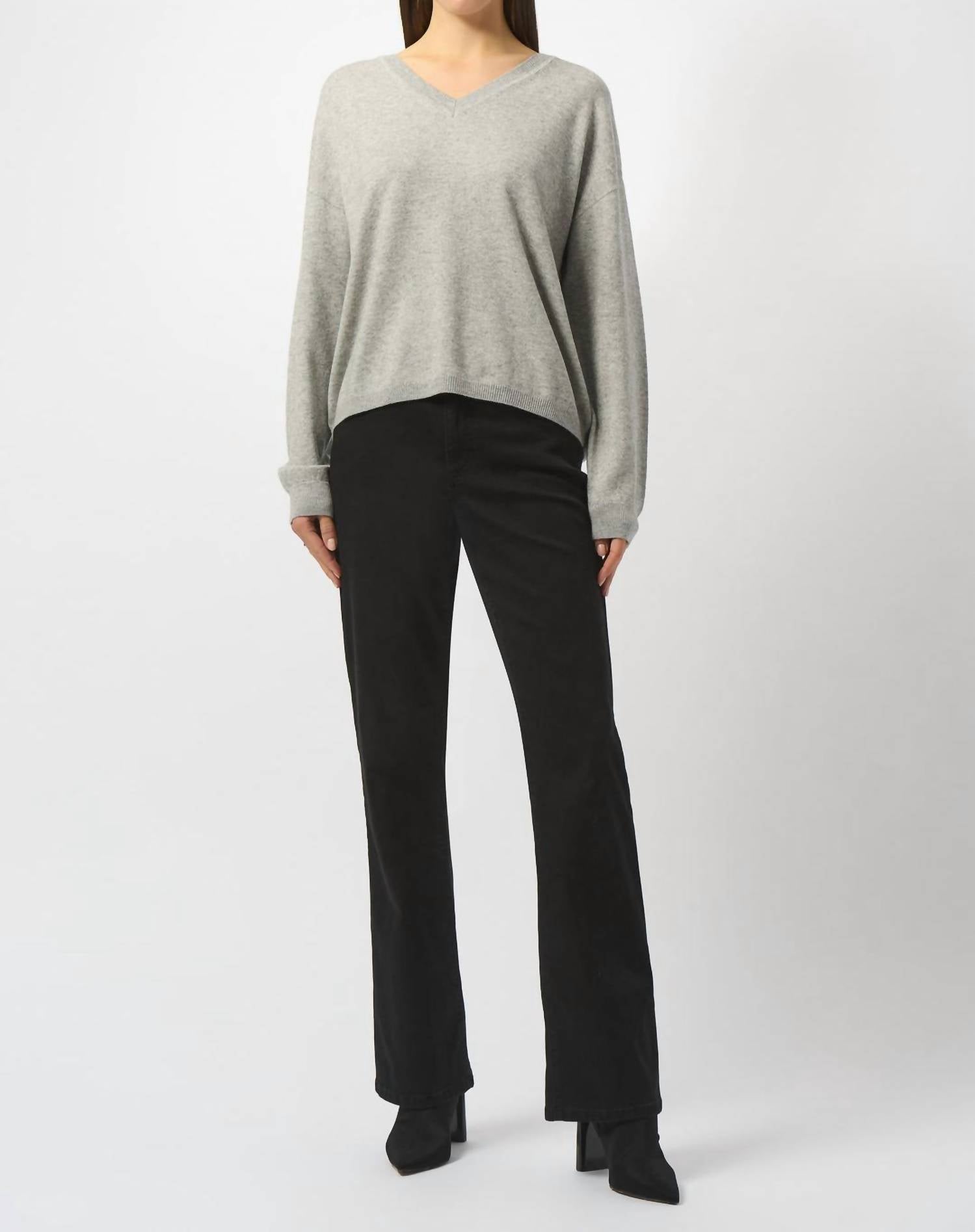 Joseph Ribkoff - V Neck Boxy Sweater