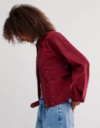 Free People - Blair Vegan Suede Jacket