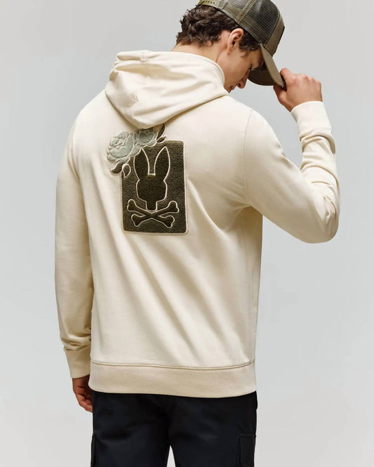 Psycho Bunny - Auguste Floral Patch Hoodie