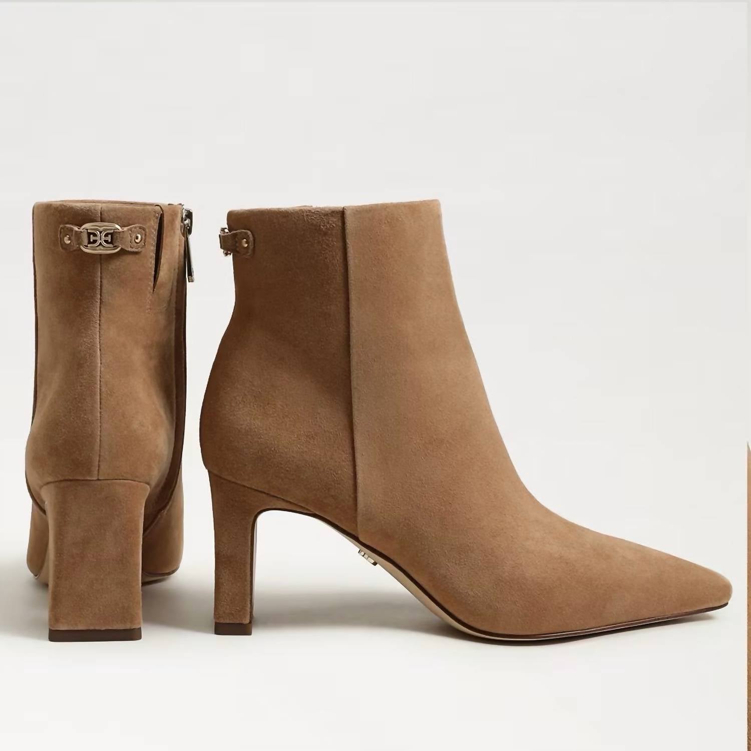 Sam Edelman Women's Saige Ankle Bootie in cyprus tan - women's shoe - view 7
