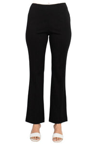 Hope & Harlow - Women's Mid Waist Solid Straight Leg Millennium Pants