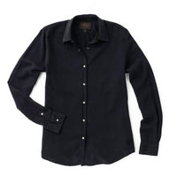 Madison Creek Outfitters Claire Solid Shirt in black - women's shirt - detail view