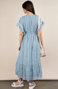 Endless Blu. - Boho Midi Dress