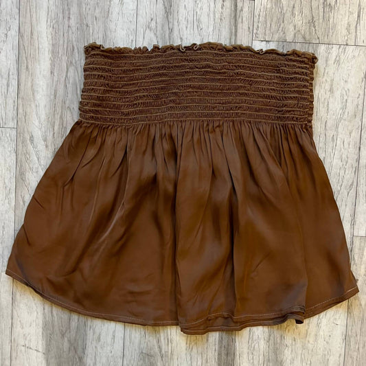 Elastic Mini Skirt