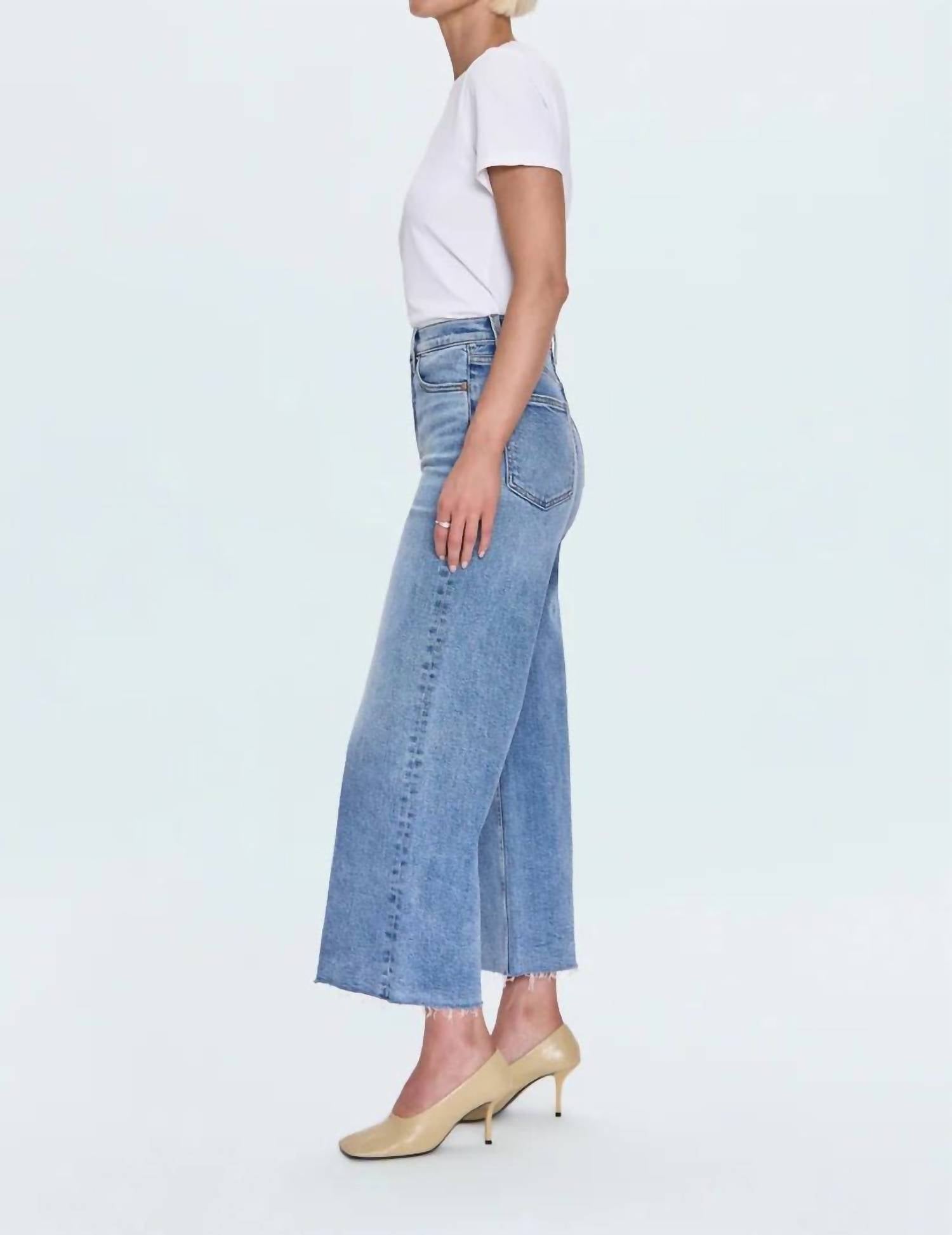 Pistola - Lana Crop High Rise Ultra Wide Jeans