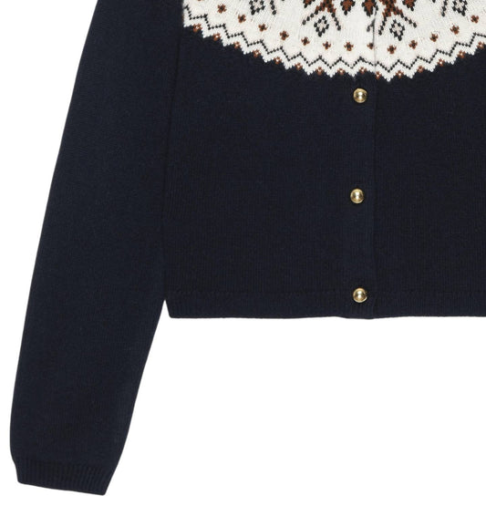 Frame - Women's Fairisle Cashmere Cardigan