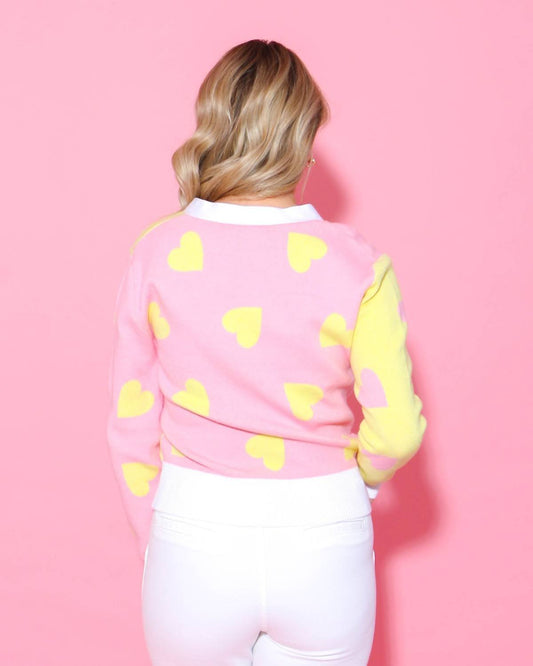 2.7 August Apparel - Heart This Cardigan - cardigans - clothing - graphic