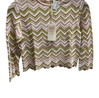 Maria Pavan - Women's Chevron 3/4 Sleeve Sweater