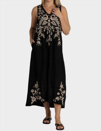 Johnny Was - LINEN TANK DRESS (SLIP) KAMALA