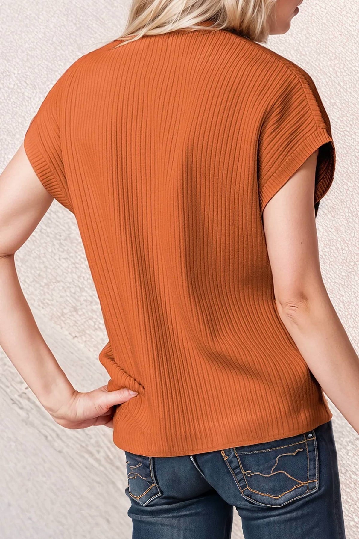 66Disco - Patch Pocket Ribbed Sweater