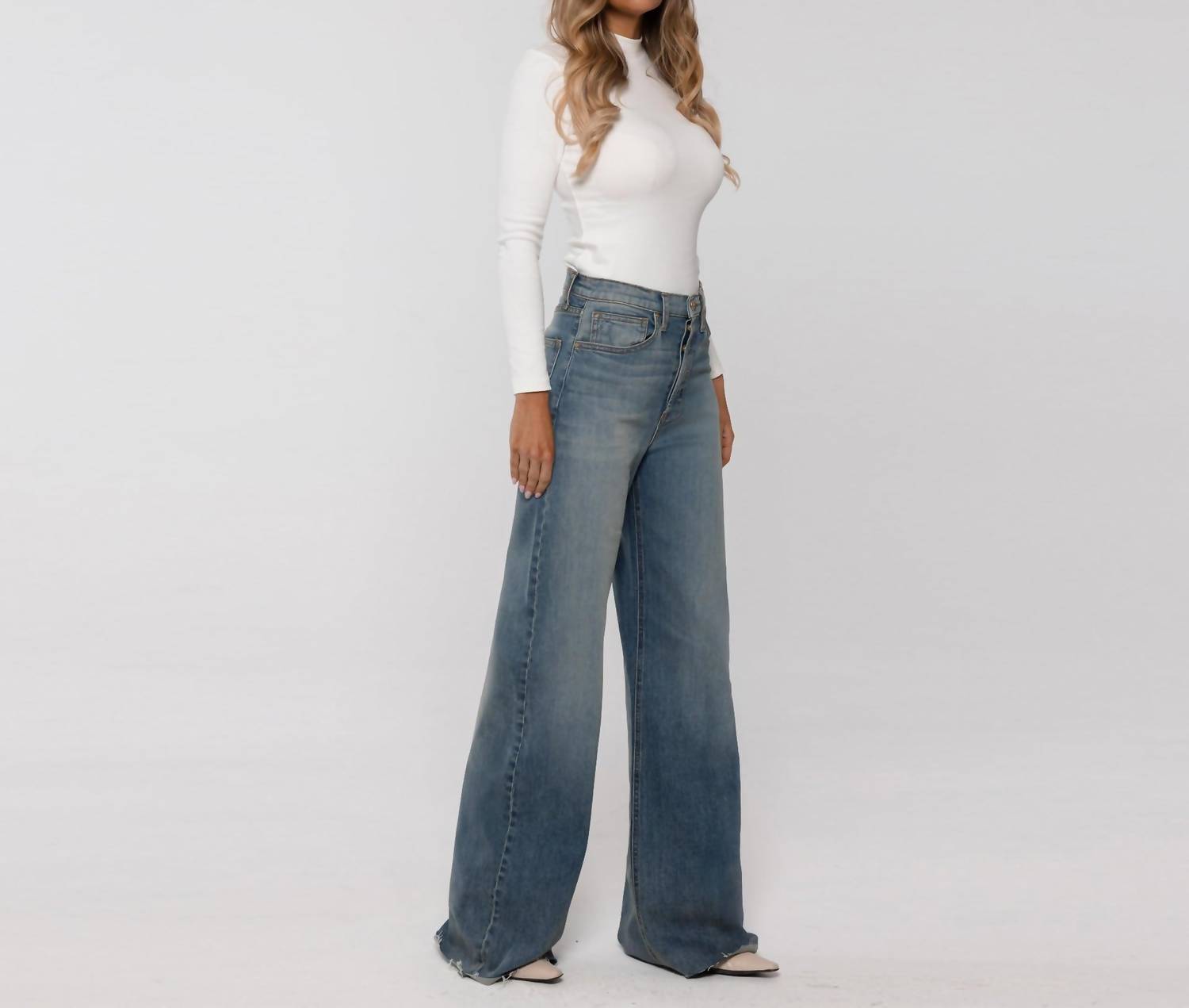 Rudes Denim - Phoenix Wide Leg Jeans