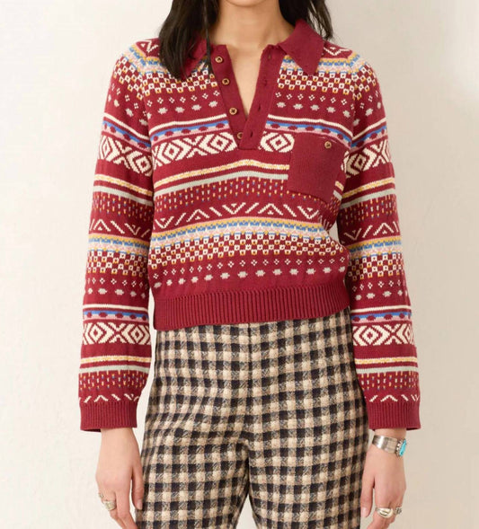 Alix Of Bohemia - Liza Fair Isle Top