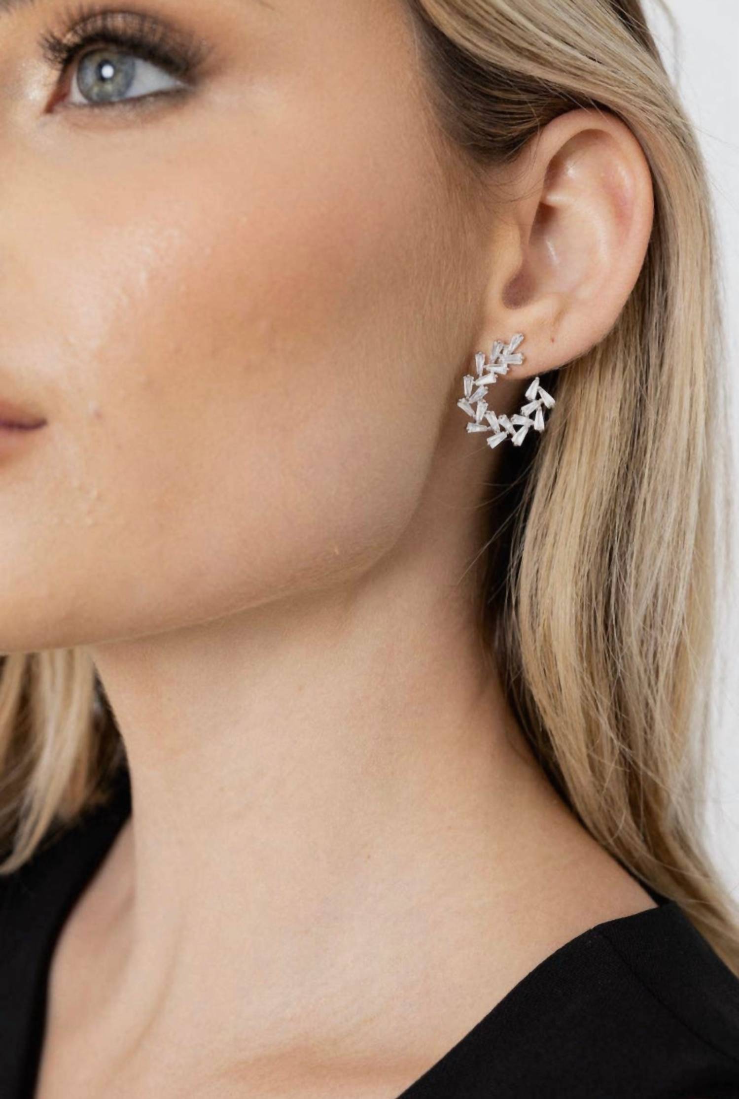 Sahira - Women's Arianna Baguette Earrings