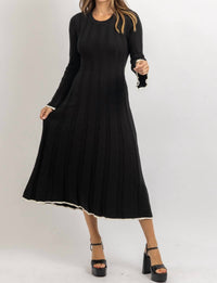 Lalavon - Cam Contrast Bow Dress