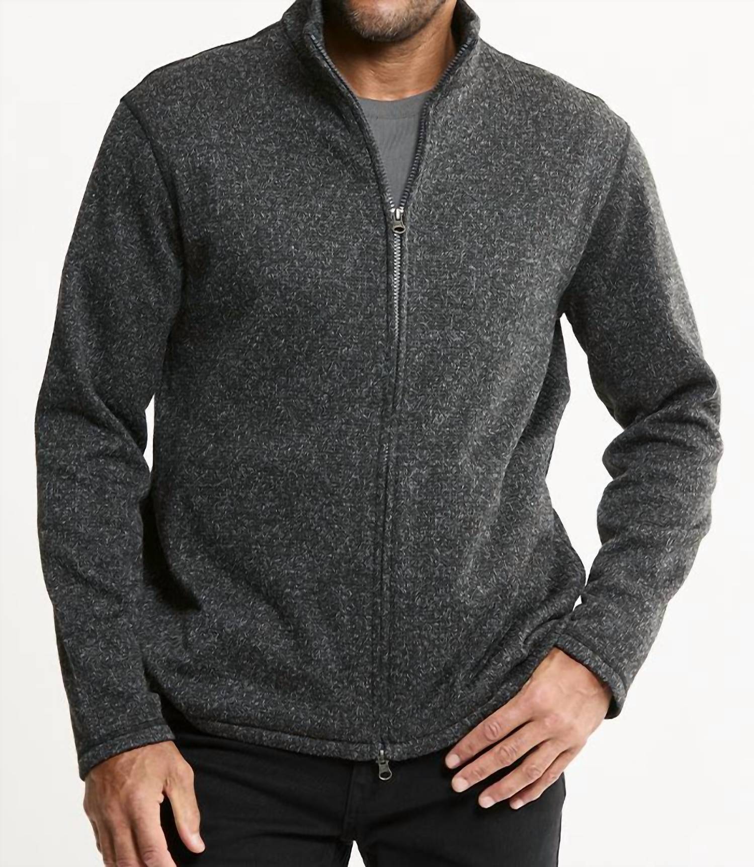 Jachs New York - Stretch Fleece Full Zip Sweater
