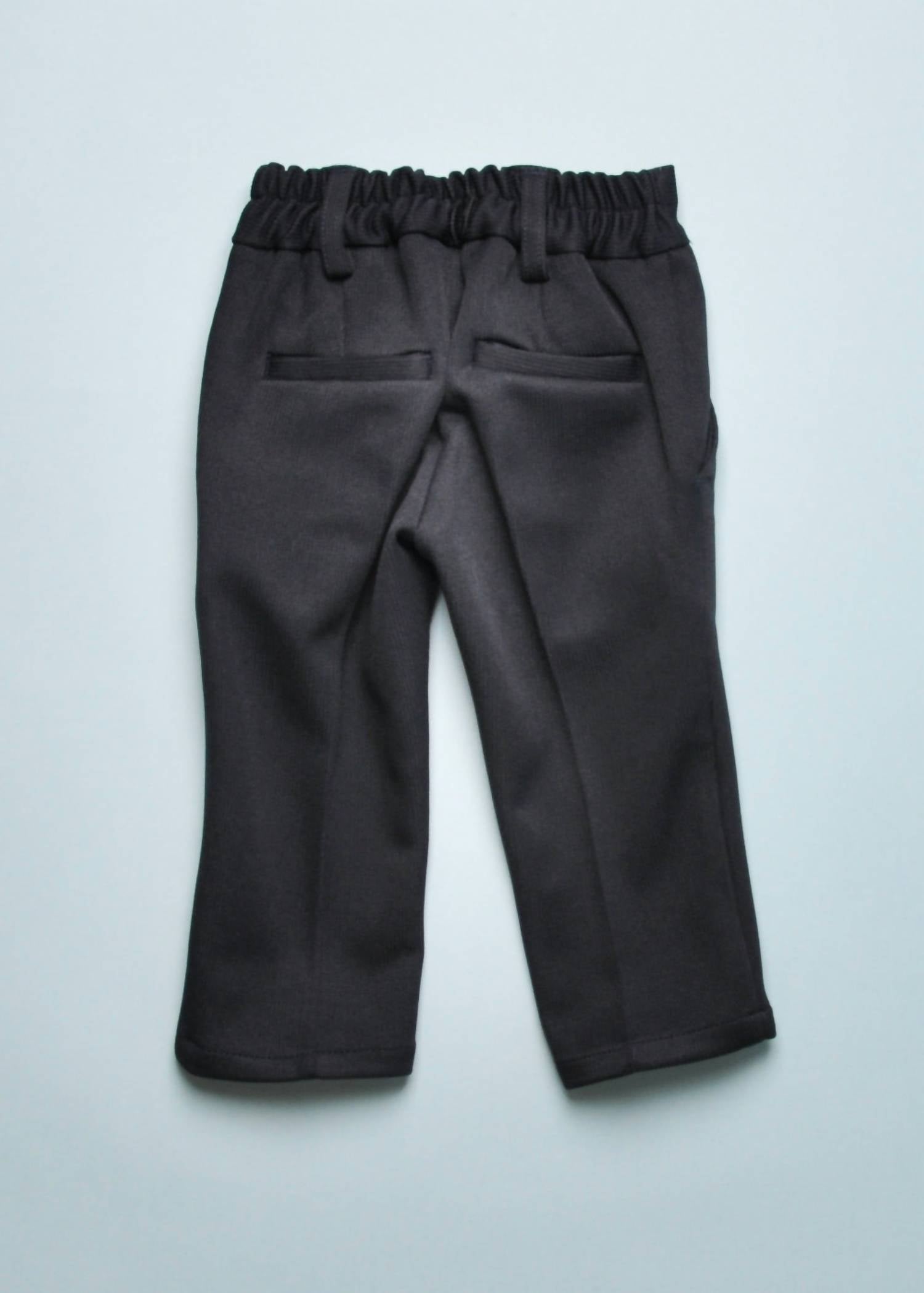 Emanuel Pris Boys Pantalone Slacks in navy - kids' item - detail view