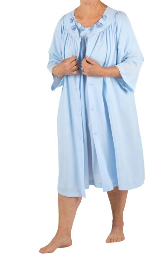 Shadowline Lingerie - Three Quarter Sleeve Button Down Robe