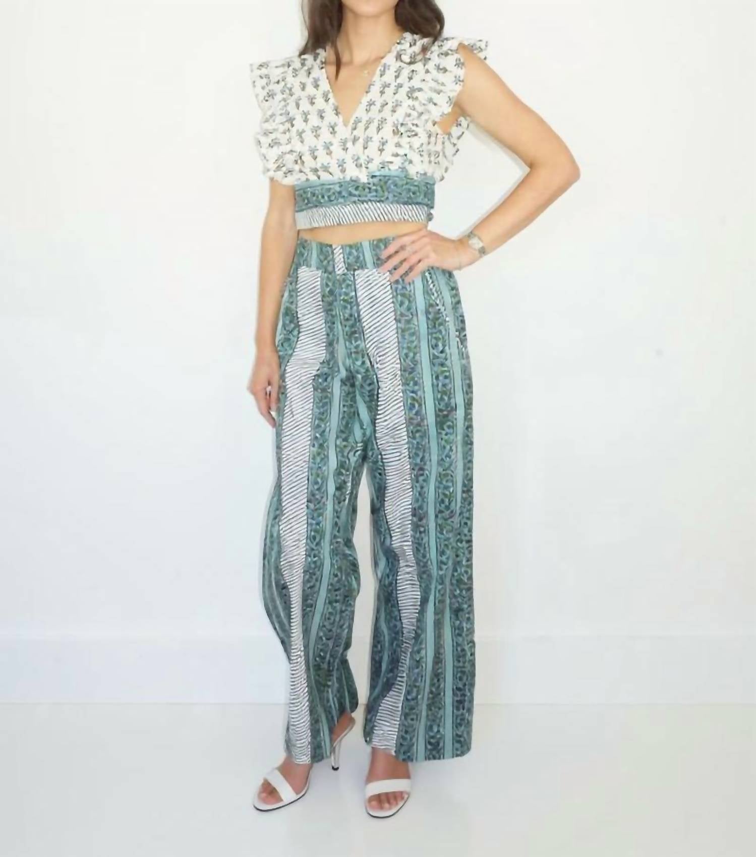 Nibi Mtk - Reese V-neck Wrap Top