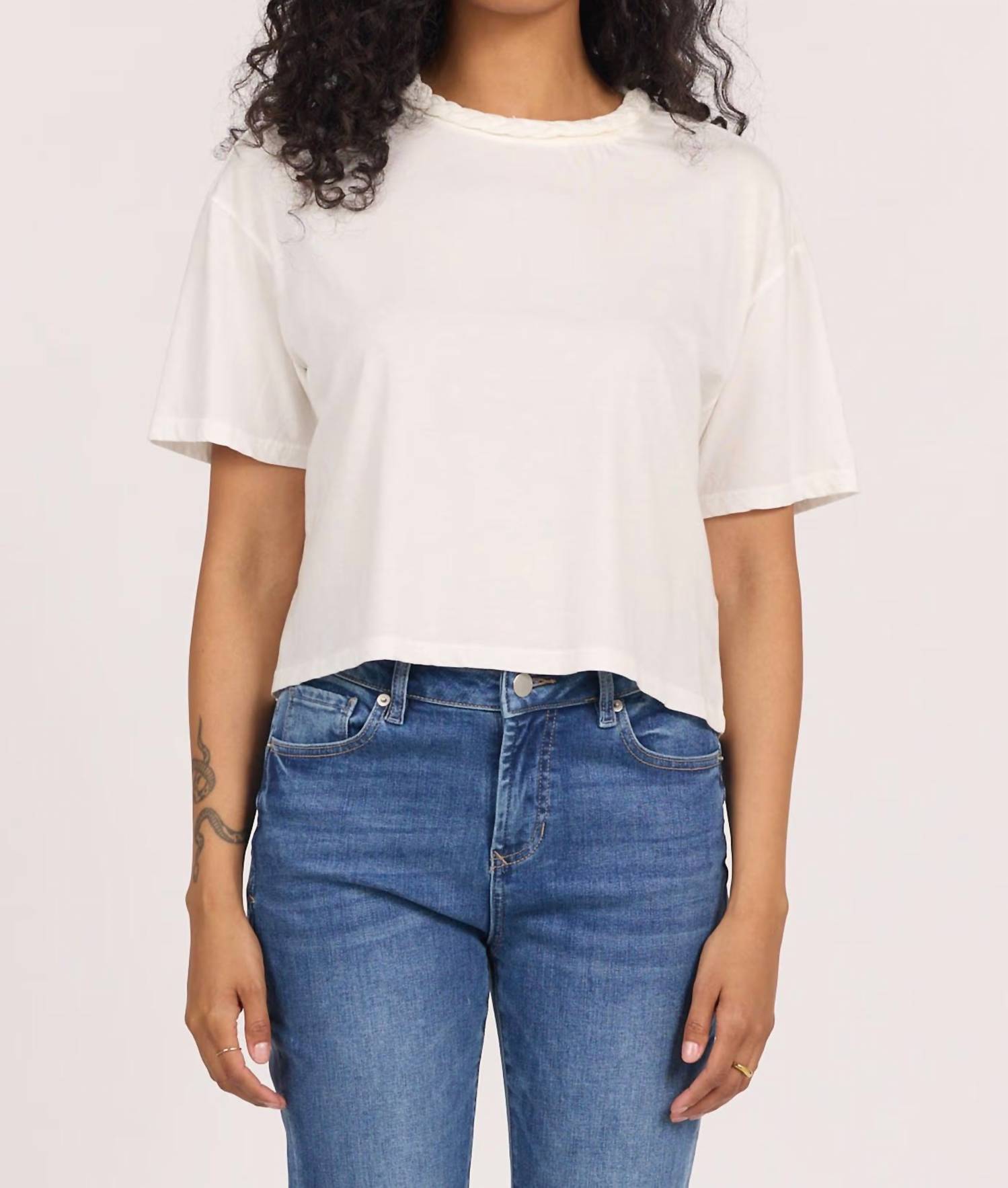 Dear John Denim - Alba Garment Dye Short Sleeve Top