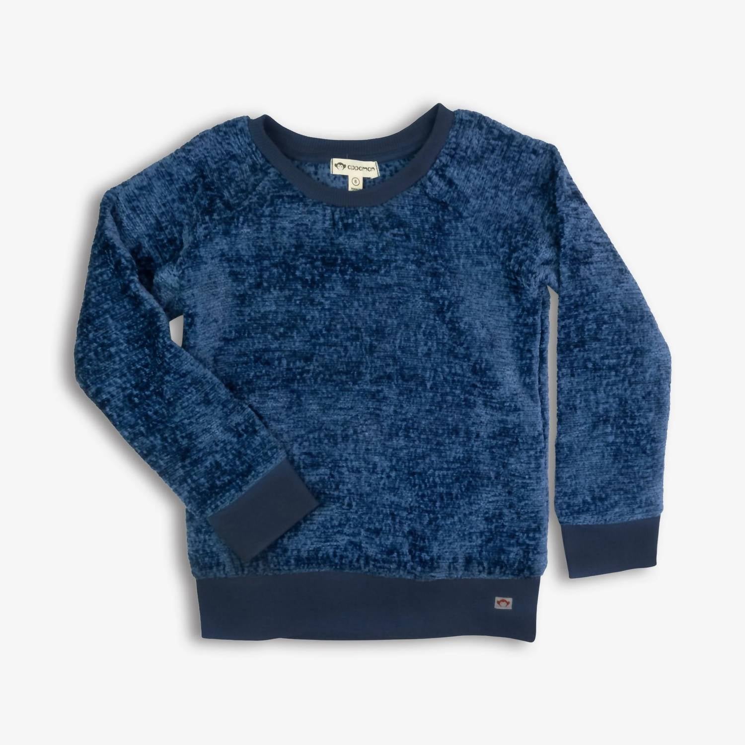 Appaman - Girls Metallic Velvet Sweatshirt