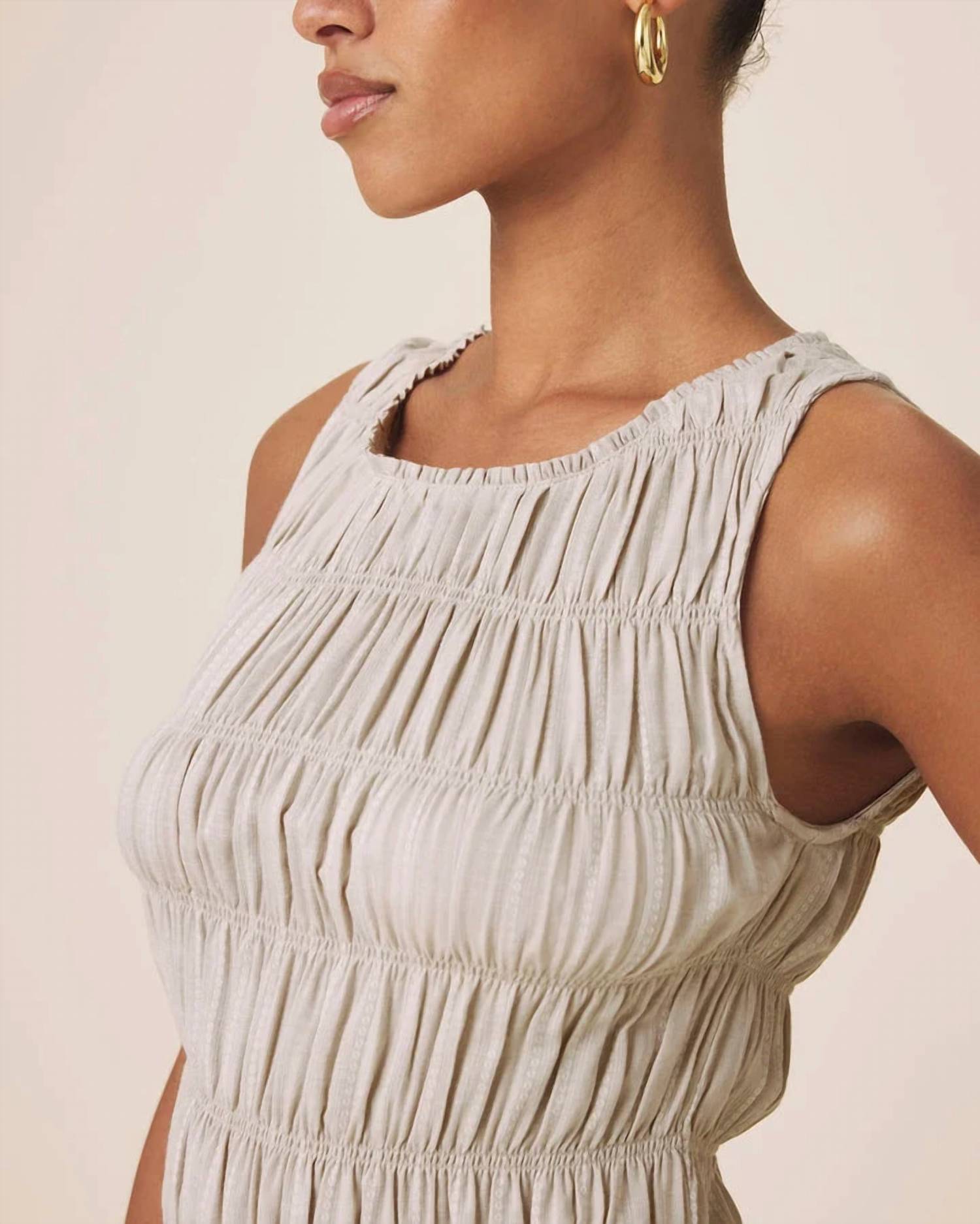 Splendid - Bianca Sleeveless Smocked Tank