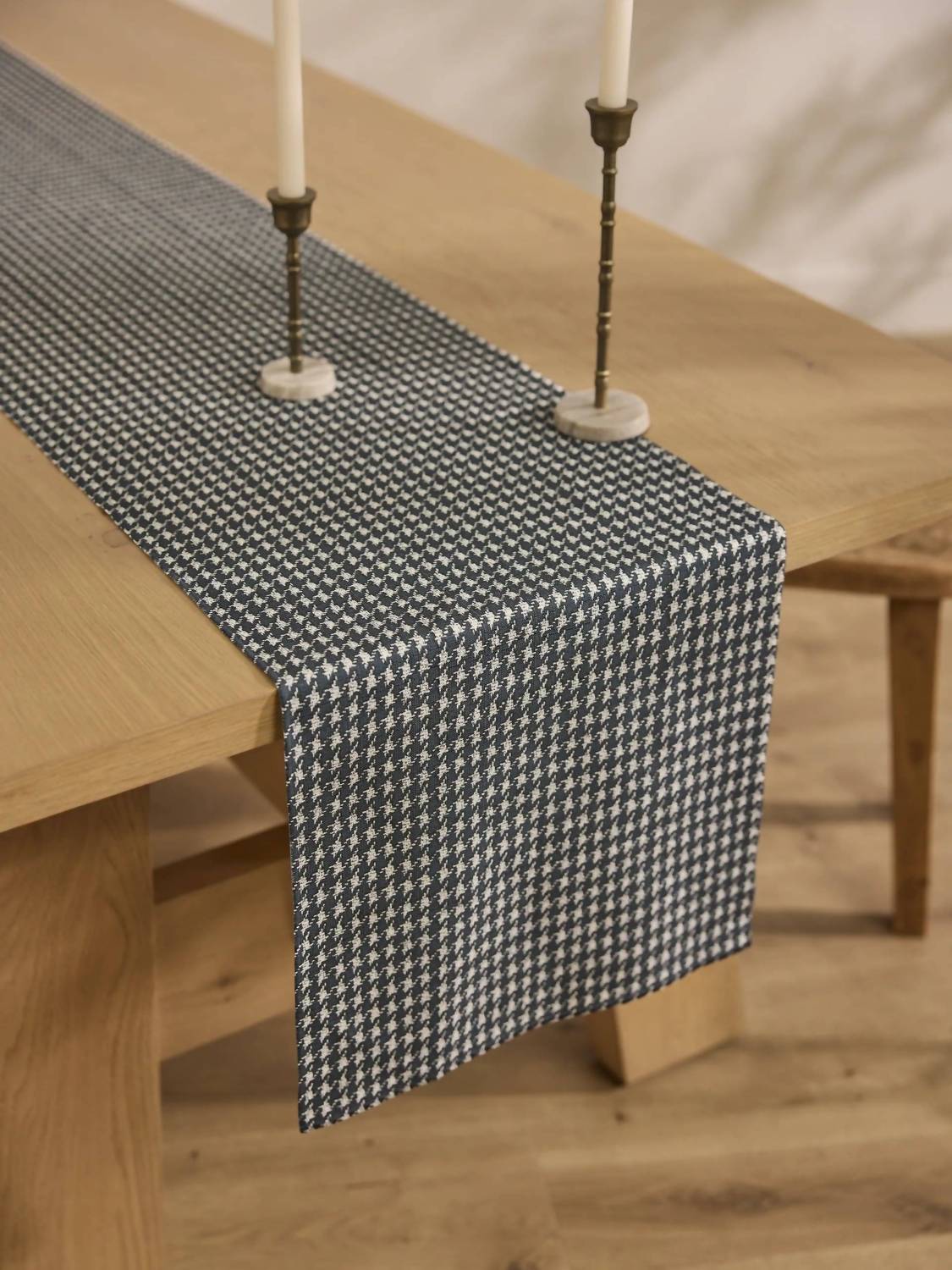 Geometry - Houndstooth Table Runner - Med 16" X 90"