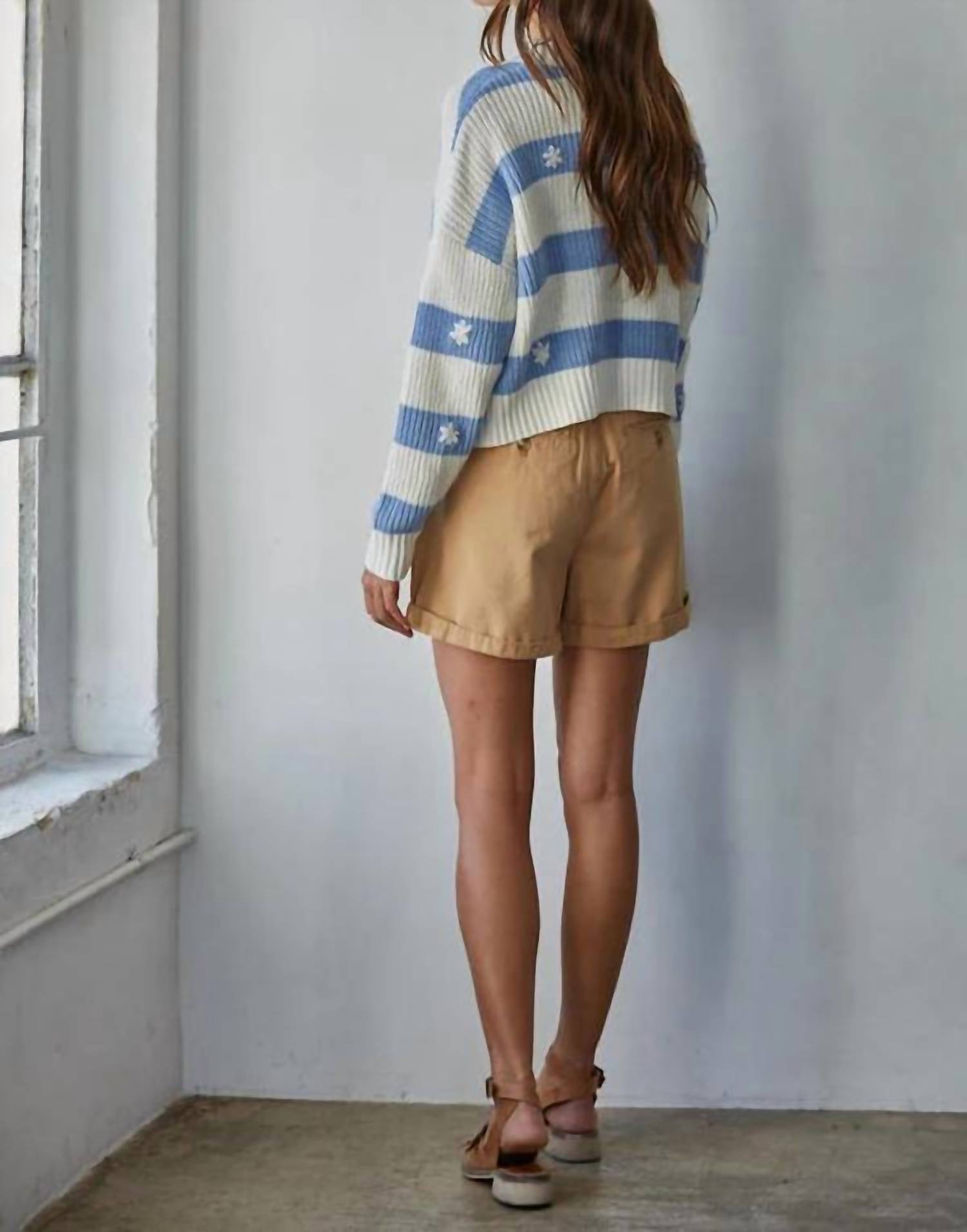 By Together - Simply Daisy Ribbed Pullover Sweater