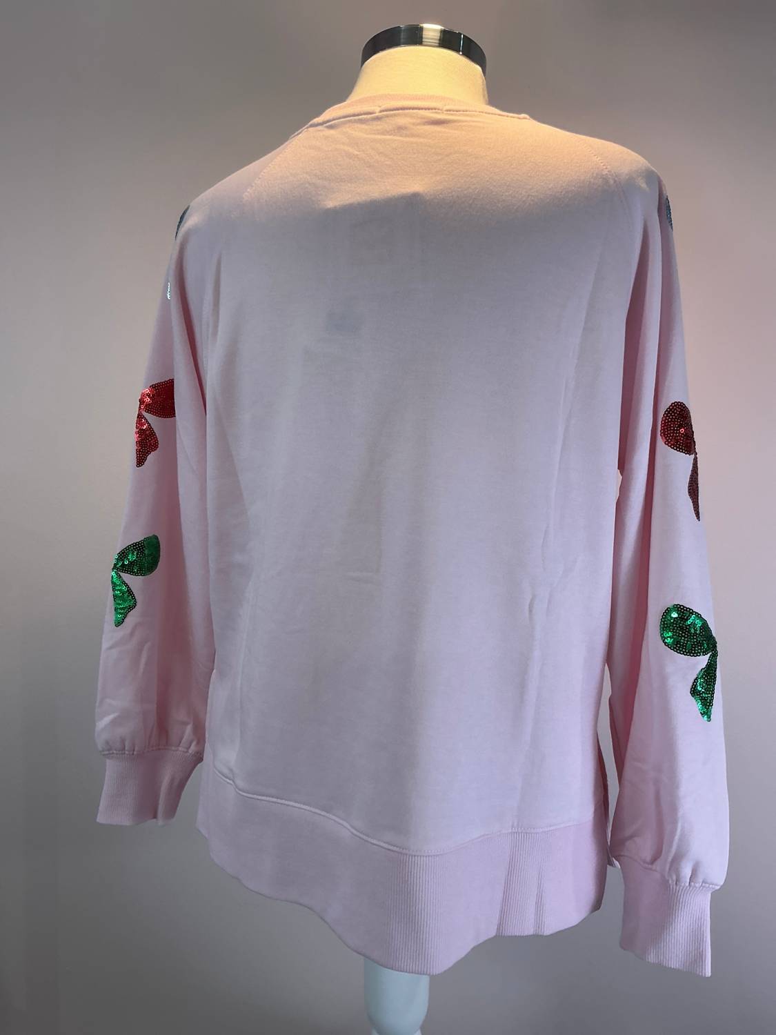 Mary Square - Sequin Bows Sweatshirt