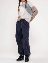 Blu Pepper - Diagonal Stripe Knit Sweater