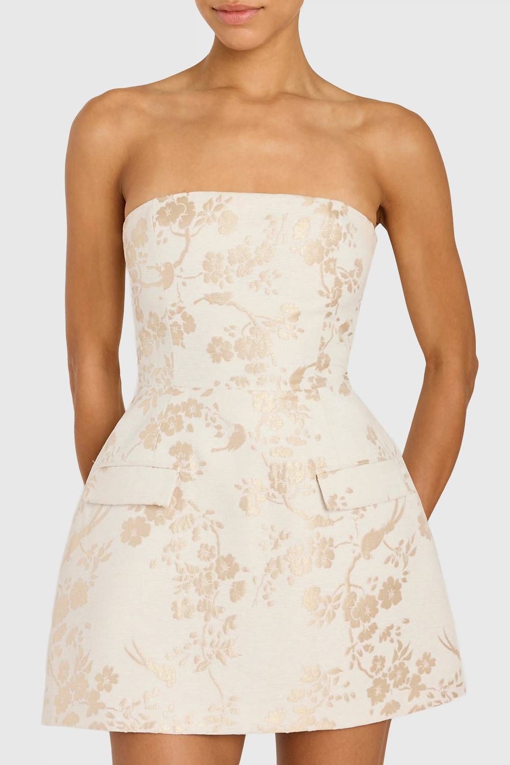 Amanda Uprichard - Bethany Strapless Romper