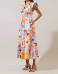Sugarlips - Petrolia Town Midi Dress