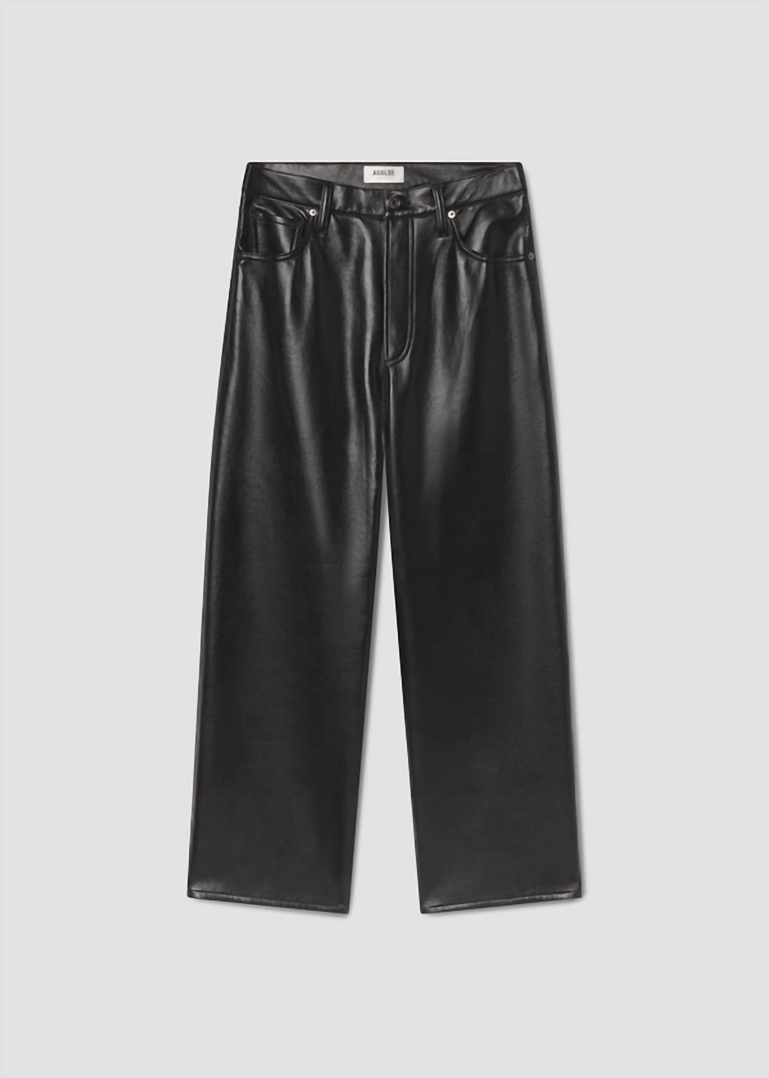 AGOLDE Ren High Rise Wide Leg Jeans in detox - women's pants - view 6