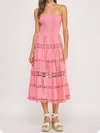Strut & Bolt - Lena Eyelet Midi Dress