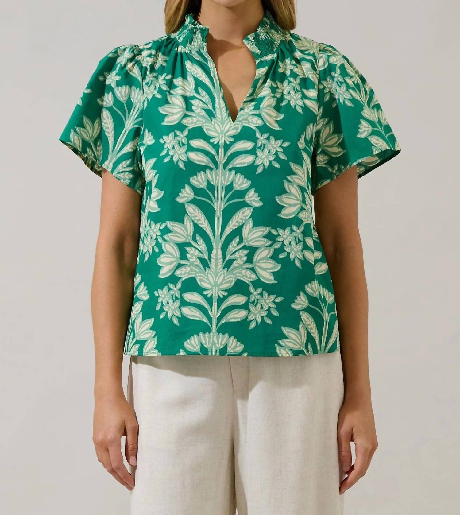 Sugarlips - Barcy Smocked Top
