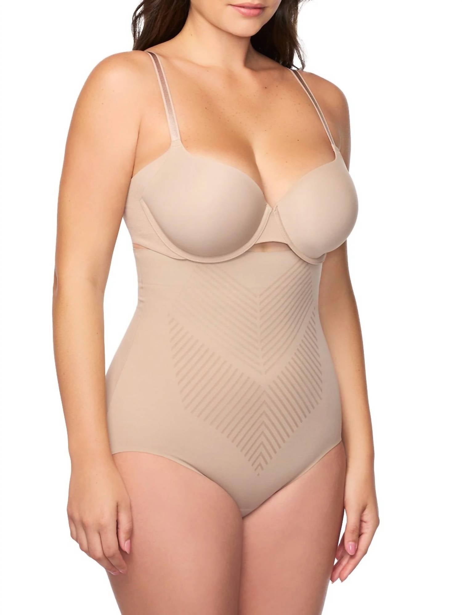 TC Fine Intimates Iconic Core High-waist Shaping Brief in stucco - women's intimate