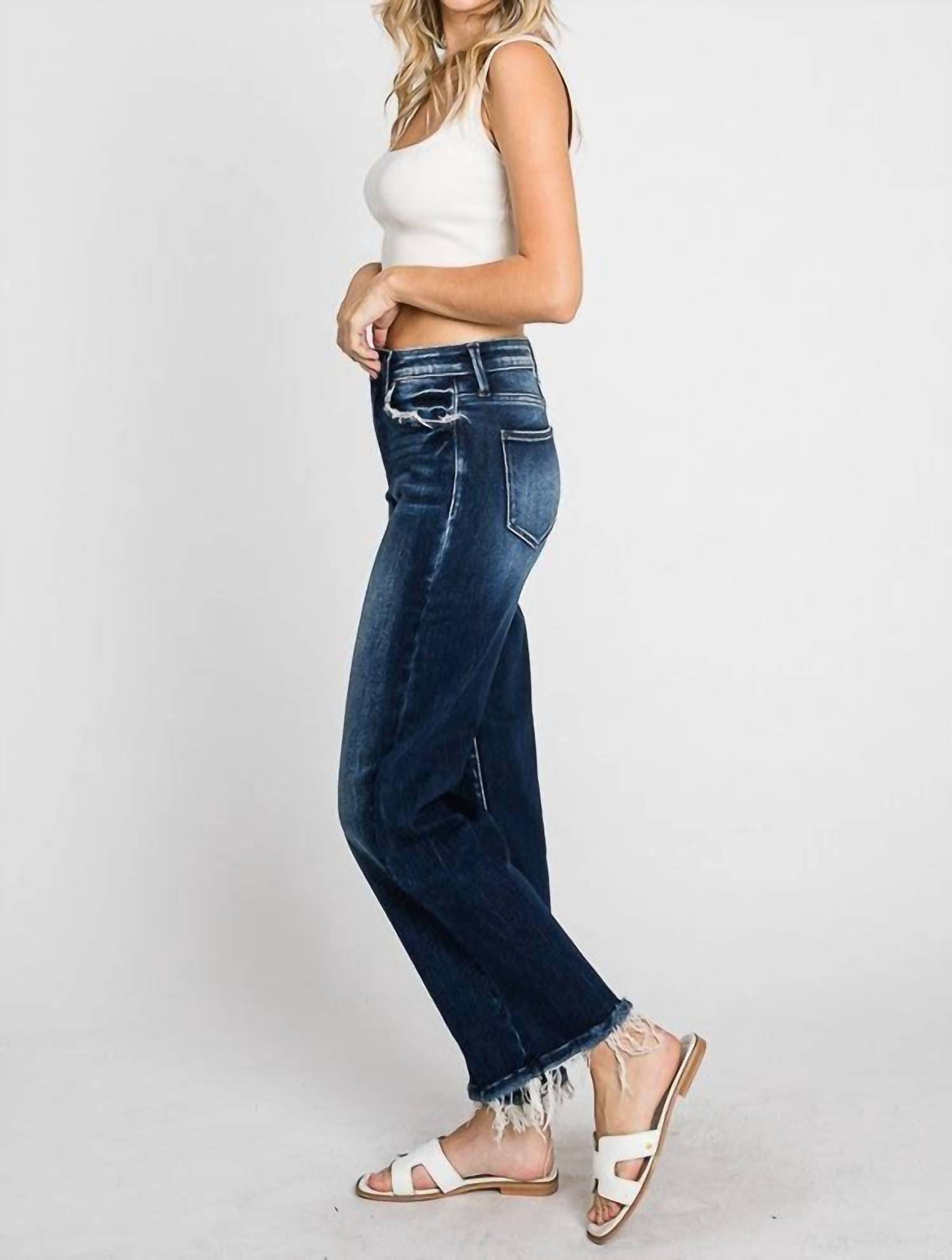 Petra - Classic Straight High Rise Jeans