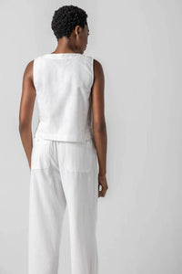 Lilla P - Cross Front Sleeveless Top