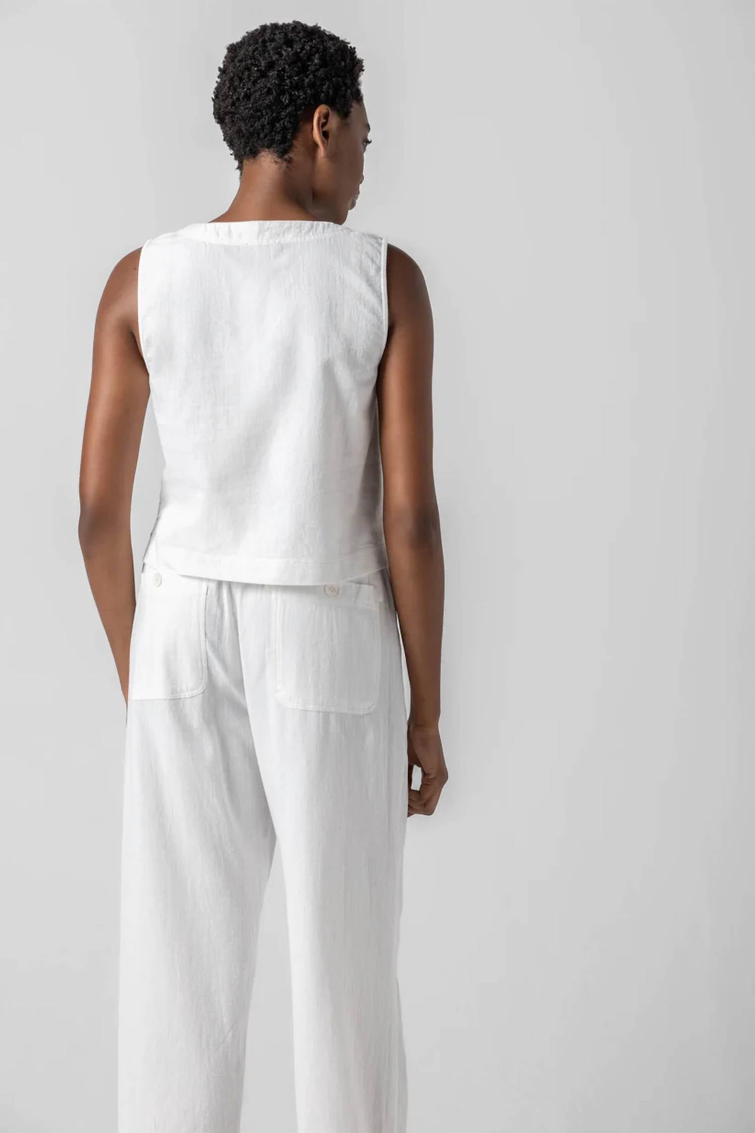 Lilla P - Cross Front Sleeveless Top